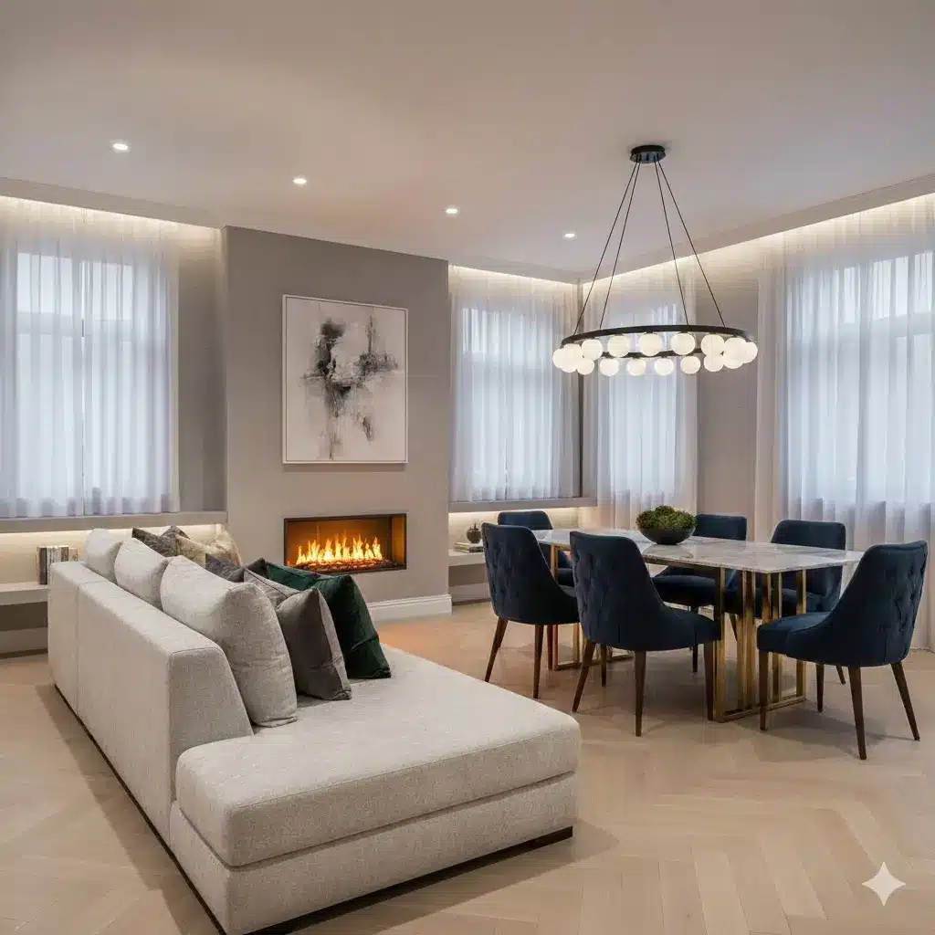 Conseguir la mejor decoración del salón 2 decoracion del salon con iluminacion del salon elegante