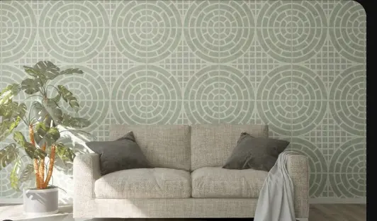 Ideas de papel pintado para el salón 3 papel pintado para salones con motivos geométricos